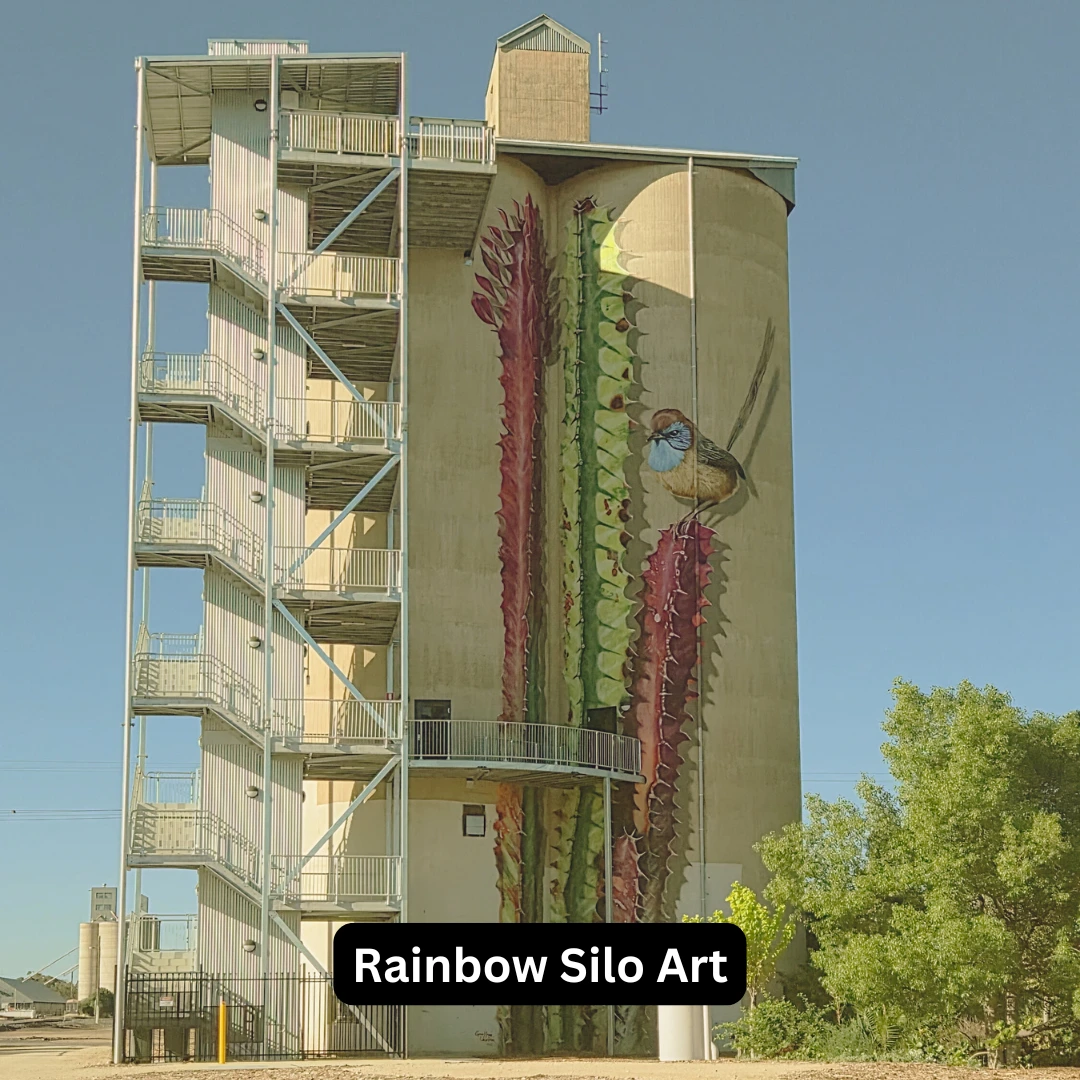 Rainbow Silo Art